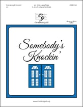 Somebody's Knockin' Handbell sheet music cover